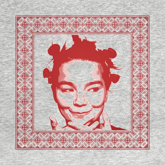 bjork // vintage retro by Cybord Design